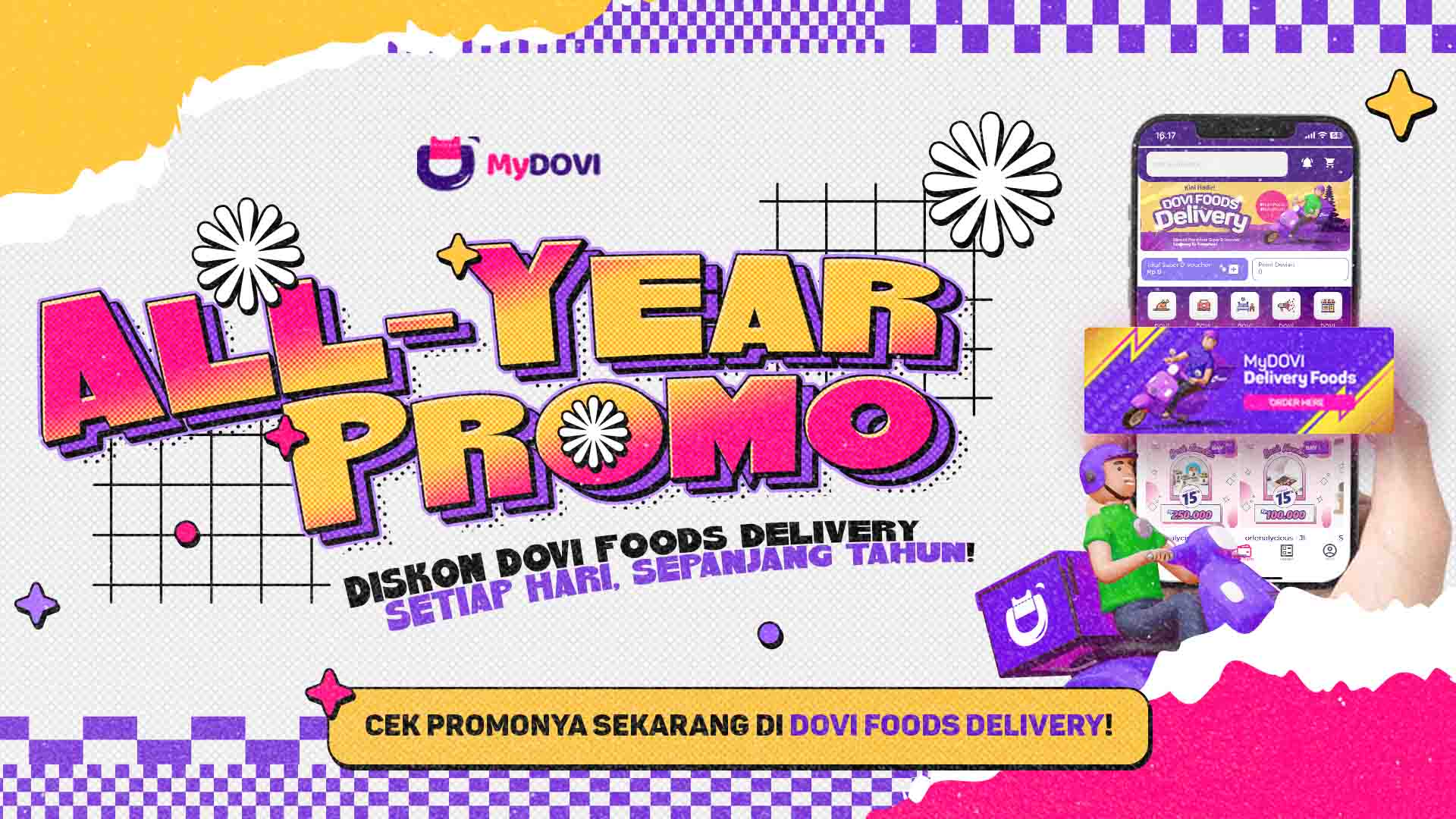 Hemat Setiap Hari dengan Promo DOVI Foods Delivery Sepanjang Tahun!