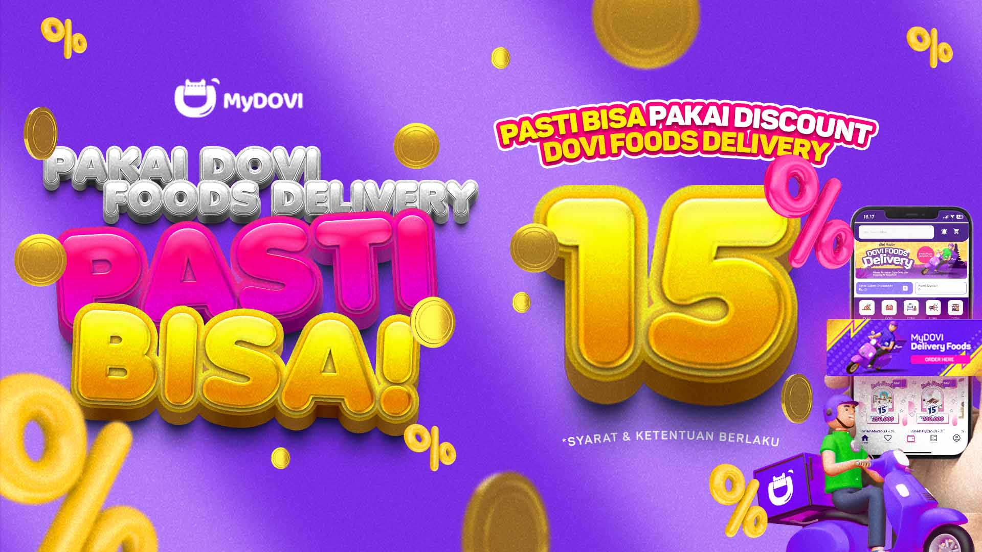 Akhir Tahun PASTI BISA Jadi Semakin Hemat dengan Promo DOVI Foods Delivery!